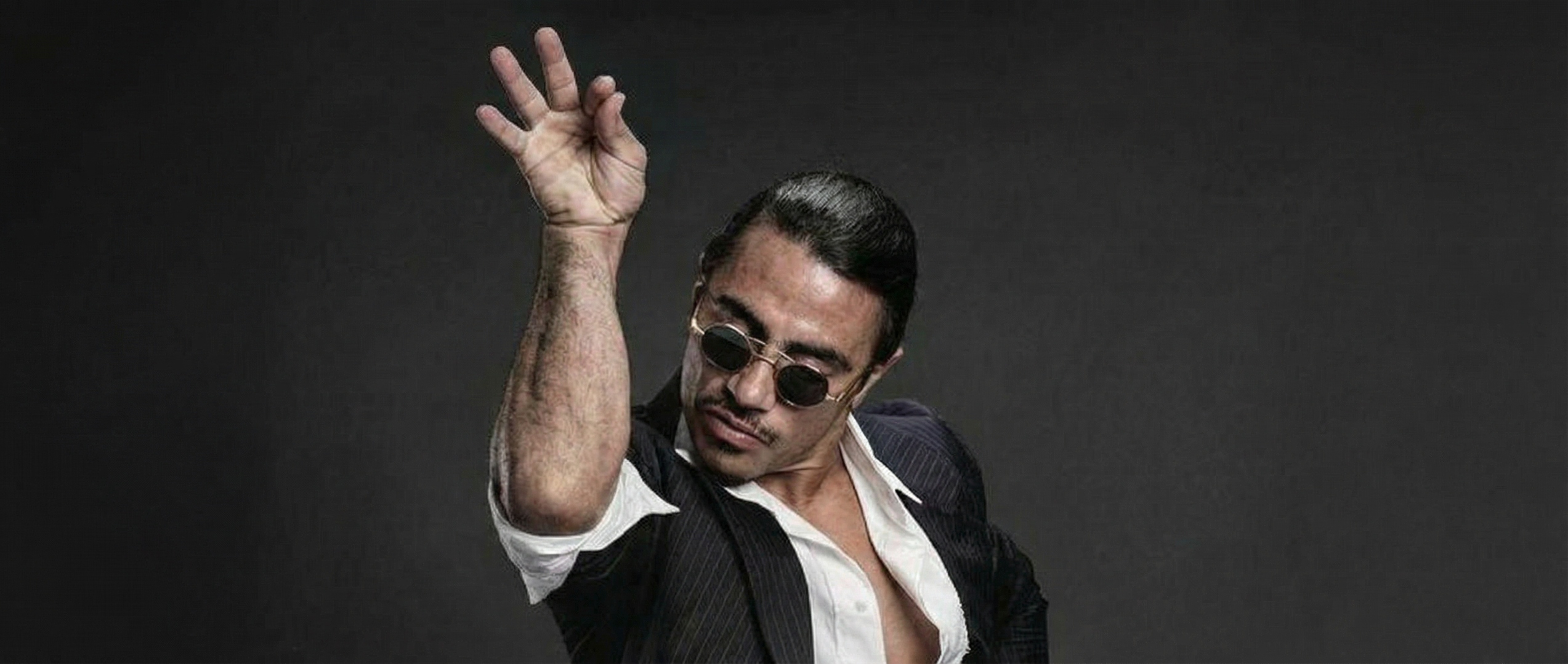 Salt Bae sprinkling lottery balls